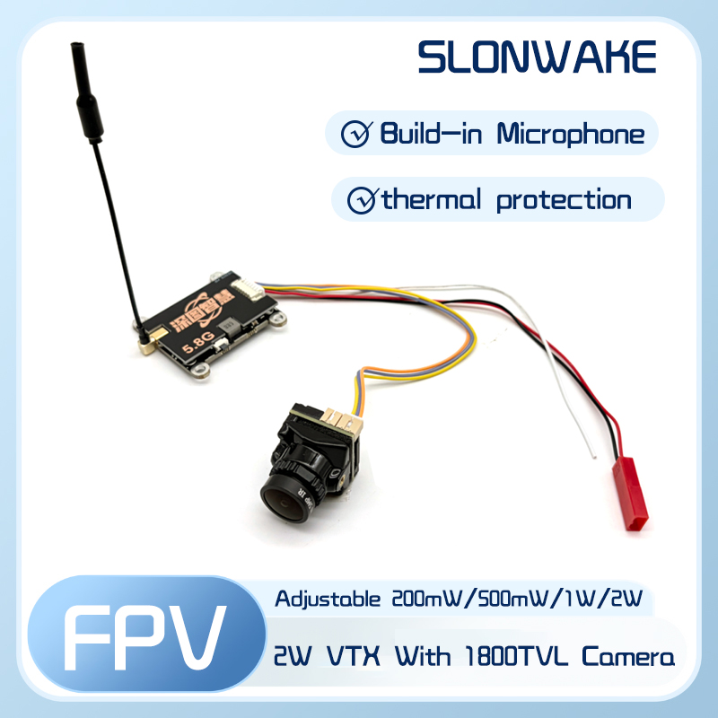 Fpv Drone Quadcopter - SLONWAKE 5.8G 56CH 2W transmitter VTX