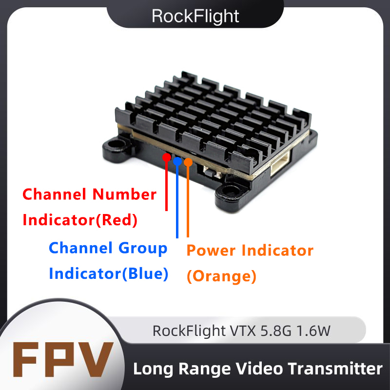 RockFlight TX663 VTX 5.8G 48CH - огляд і ціна Fpv Drone Transmitter