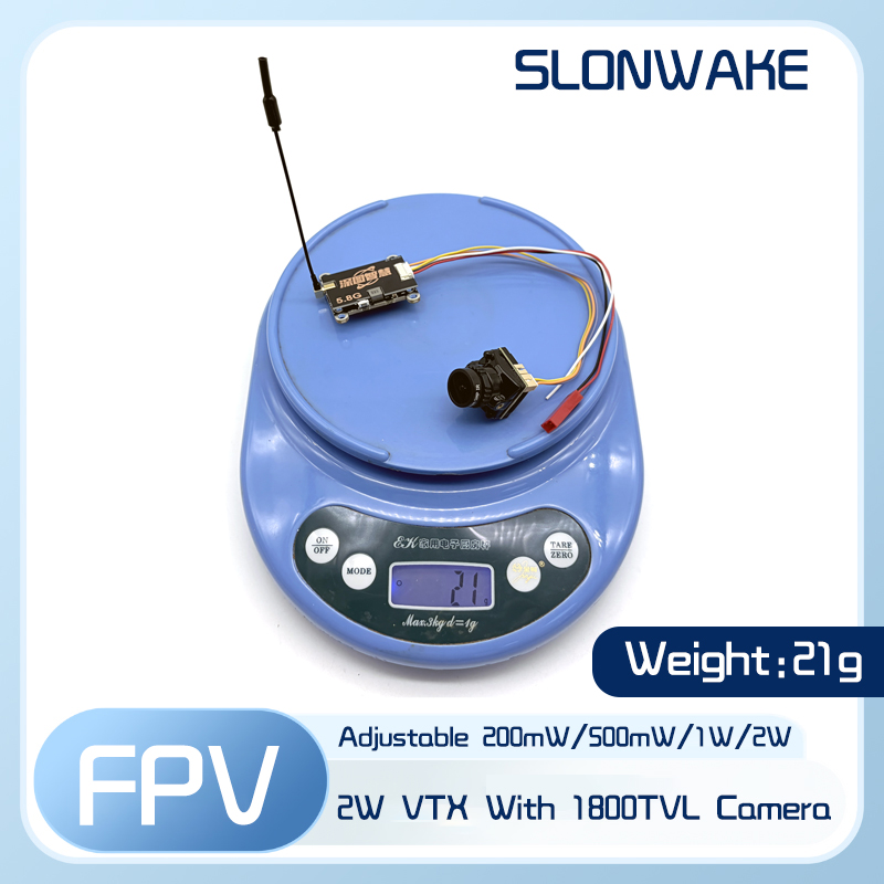SLONWAKE 5.8G 56CH 2W transmit - огляд і ціна Fpv Drone Quadcopter