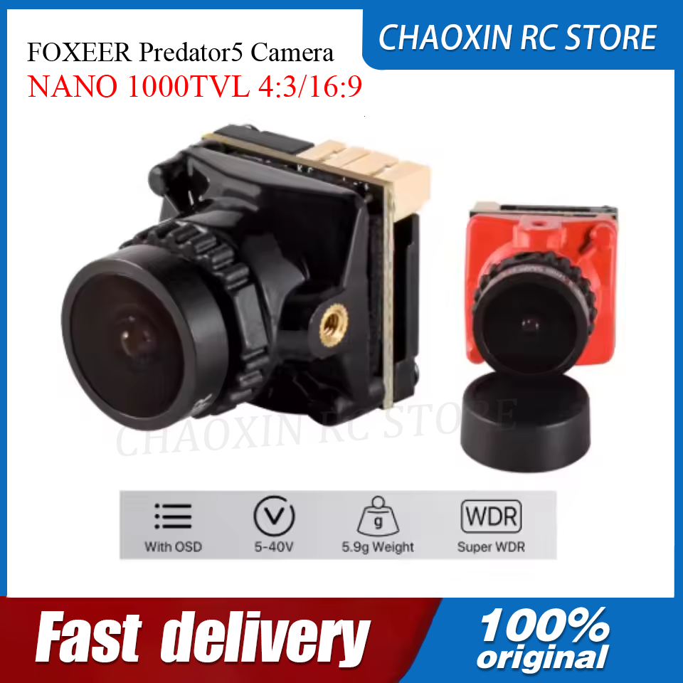 FOXEER Predator5 Camera NANO 1 - огляд і ціна Fpv Drone Battery