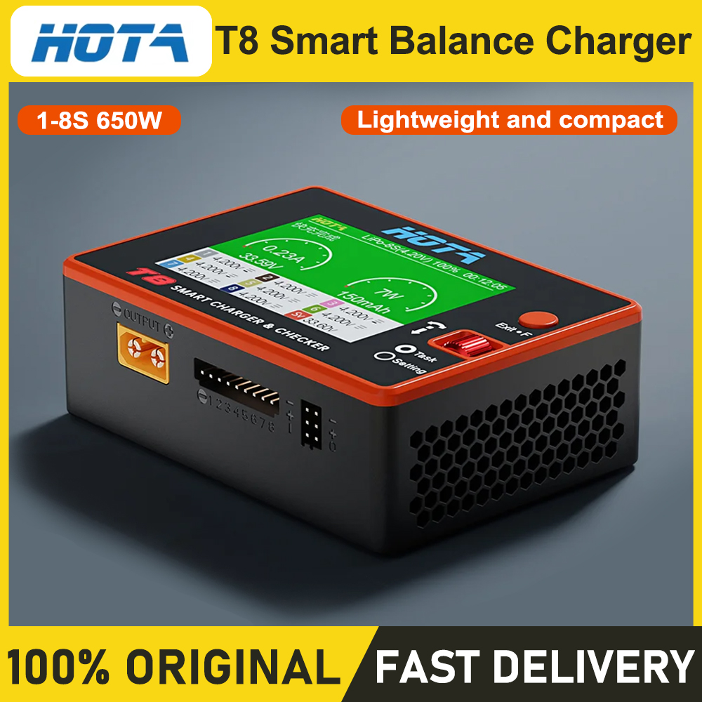 HOTA T8 Smart Balance Charger  - огляд і ціна Fpv Drone Charger