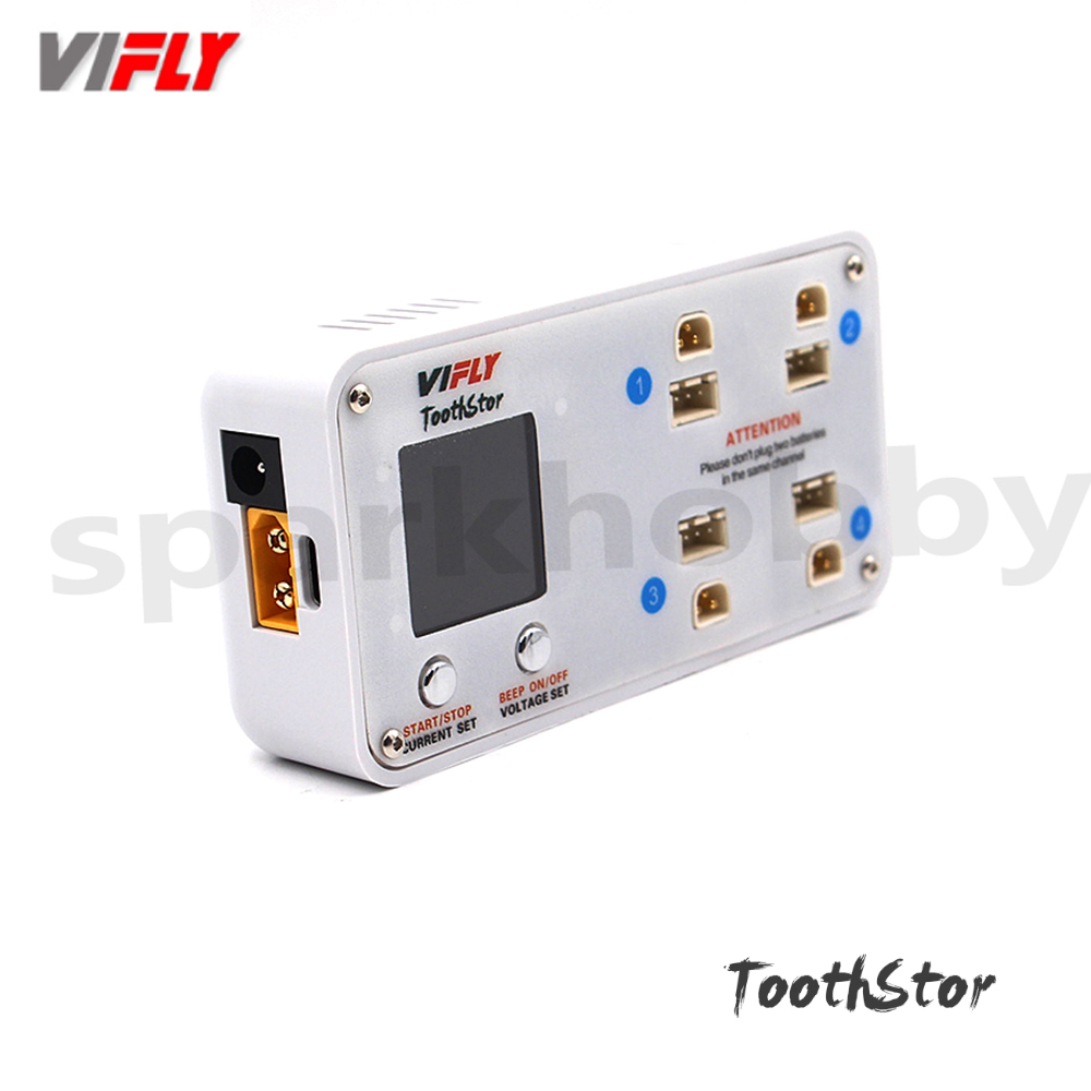 VIFLY ToothStor 4 Port 2S Bala - огляд і ціна Fpv Drone Charger